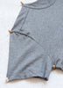 Shop men's short sleeve t-shirt in grey featuring a higher cut armhole for easy layering